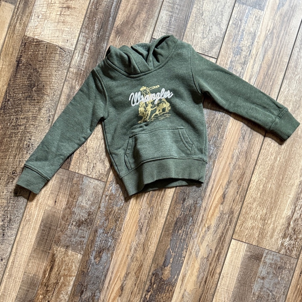 Wrangler Kids Forest Green Hoodie
